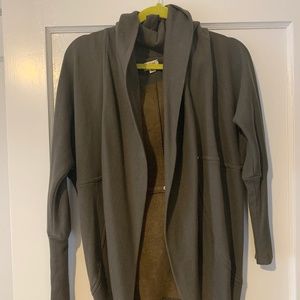 Aritzia Studded Sweatshirt Cardigan